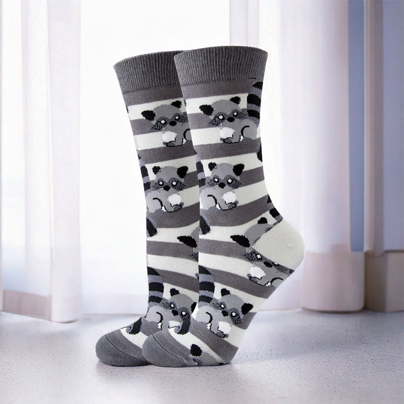 COZY NOXXIEZ SOXXIEZ RACOON GREY 38-45 6pcs