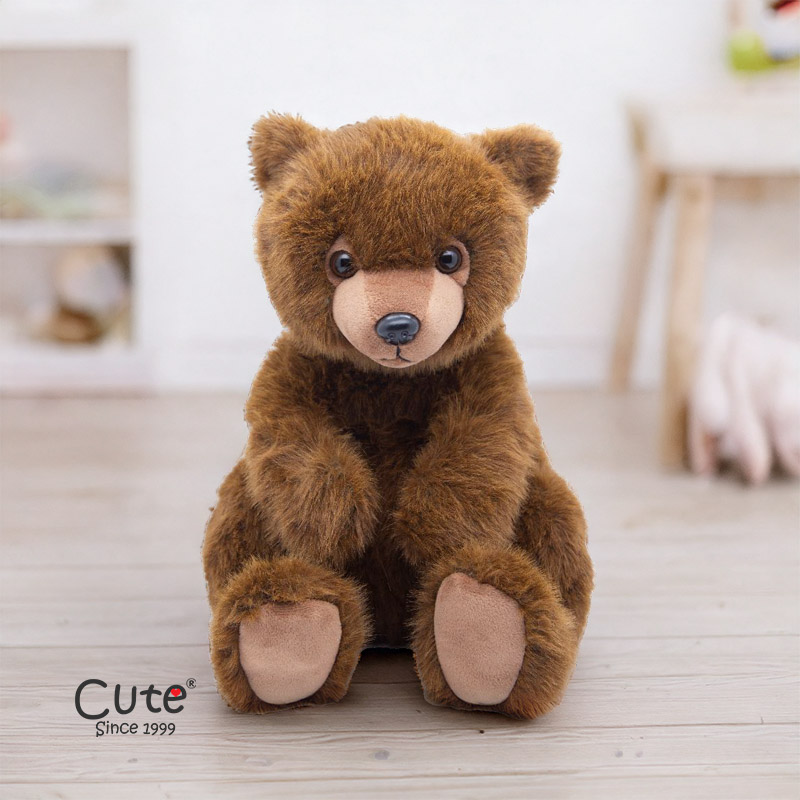 BEAR BROWN SITTING 32CM