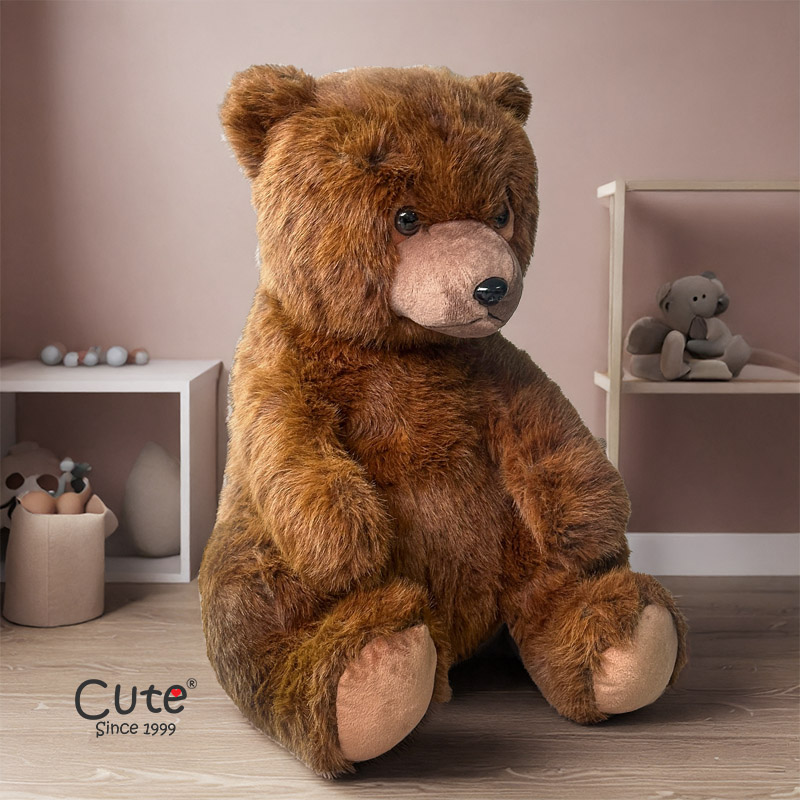 BEAR BROWN SITTING 45CM
