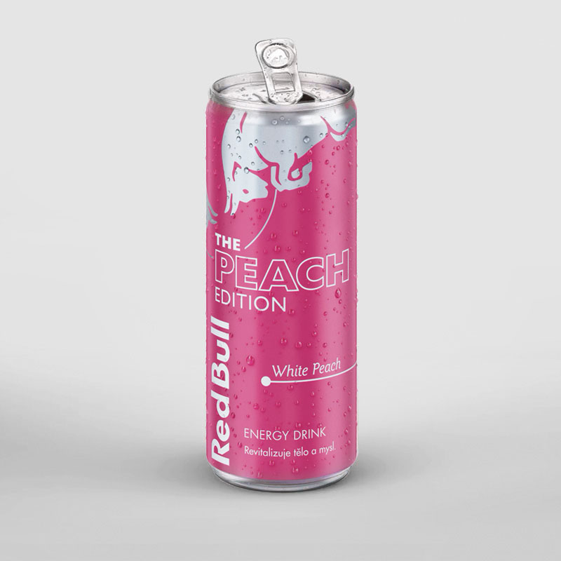 RED BULL THE WHITE PEACH EDITION 24x25cl