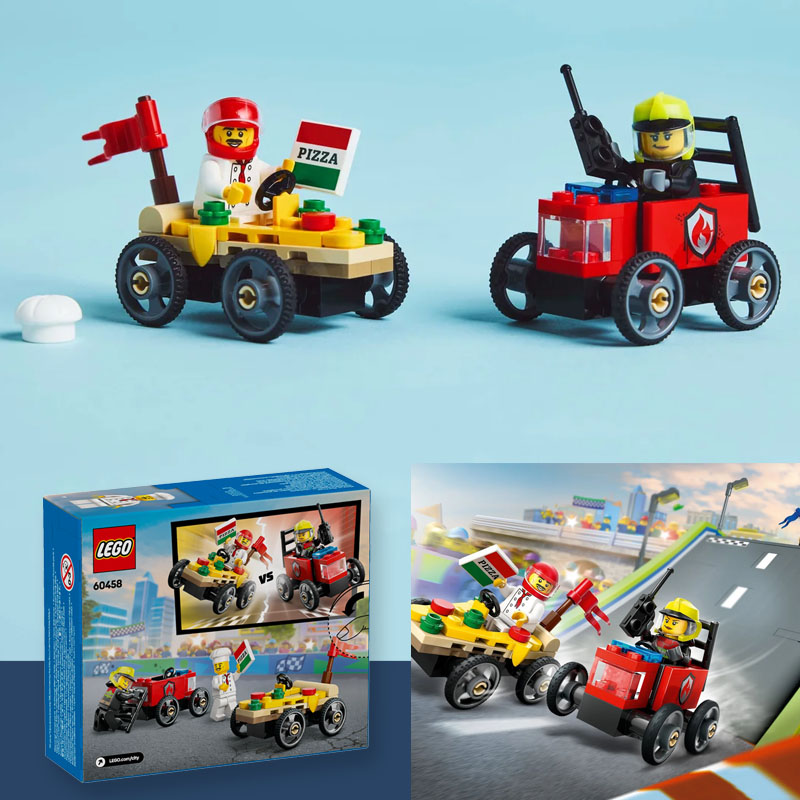 LEGO 60458 PIZZA VS. FIRE TRUCK