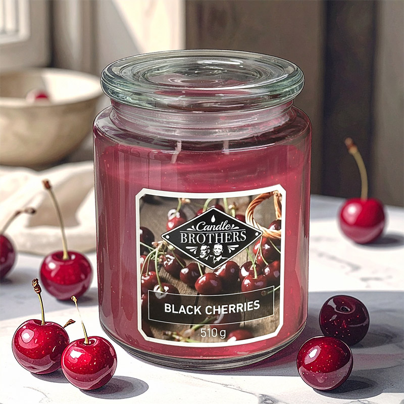CANDLE BROTHERS BLACK CHERRIES SCENTED CANDLE 510g