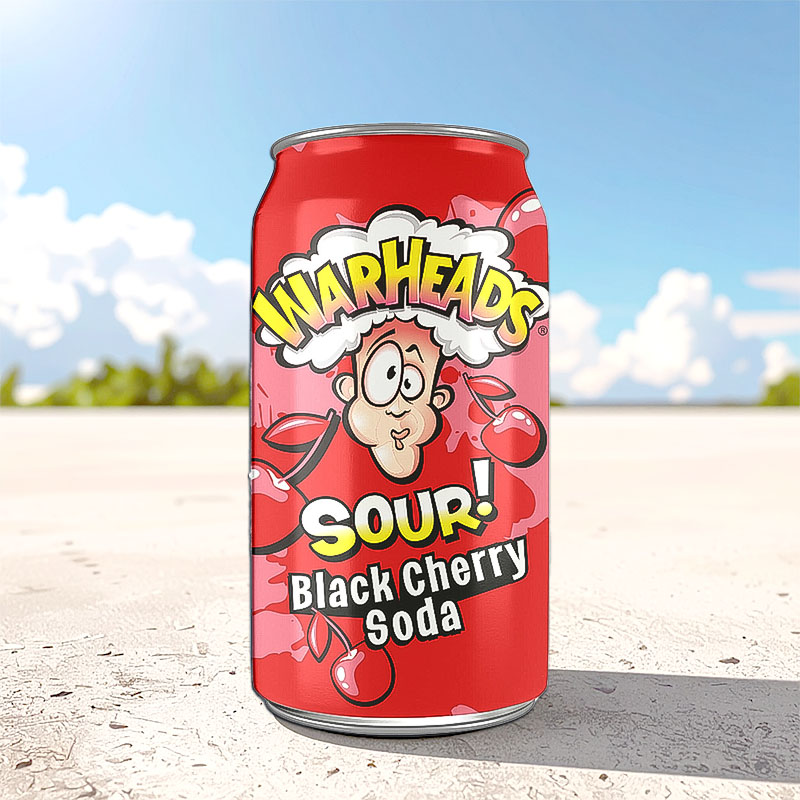 WARHEADS BLACK CHERRY SODA 12 x 33cl