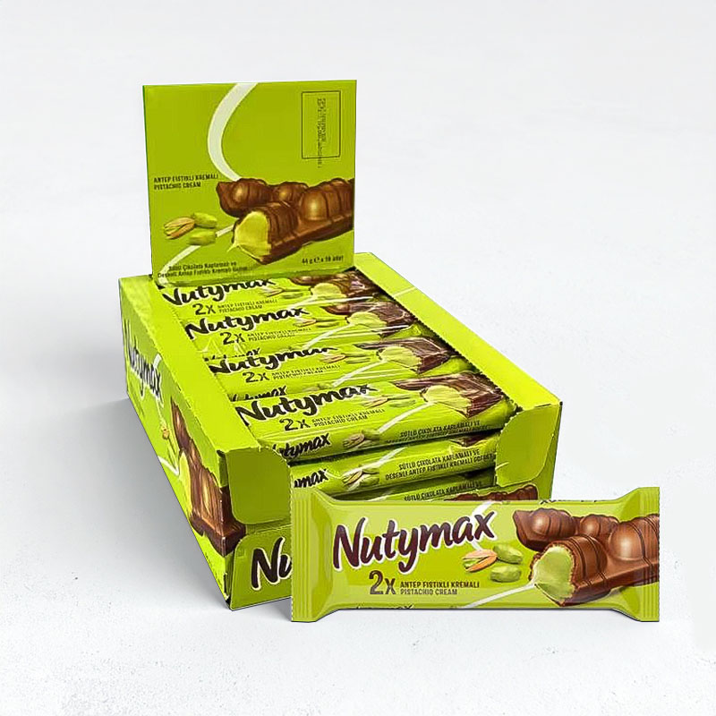 NUTYMAX PISTACHIO CREAM WAFERS 16 x 44g