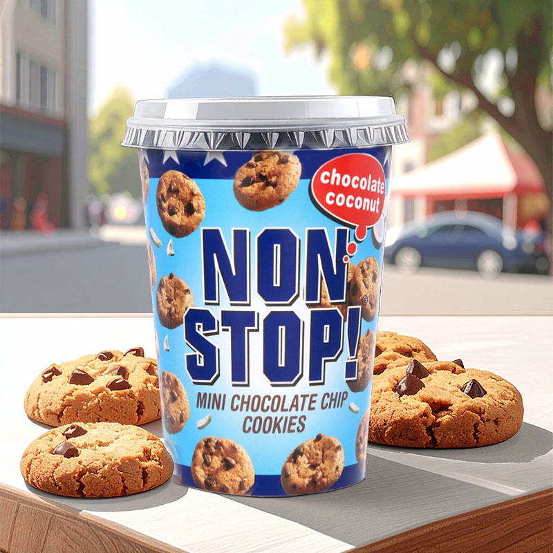 NON STOP! COOKIES CHOCOLATE COCONUT 8x125g