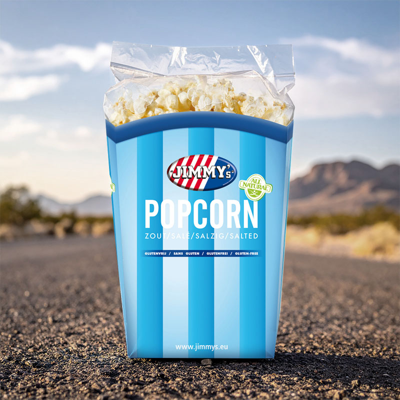 JIMMY'S POPCORN SALTED 6x90g