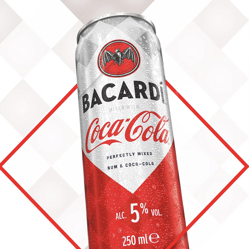 BACARDI COCA-COLA CAN 5° 12X25cl