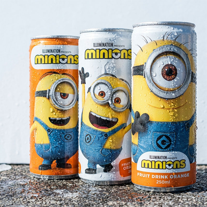 MINIONS FRUIT DRINK ORANGE 24 x 25cl