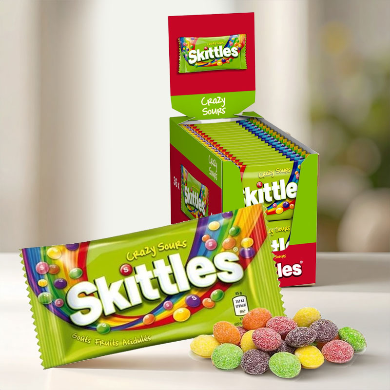 SKITTLES SOUR GREEN 36 x 45g