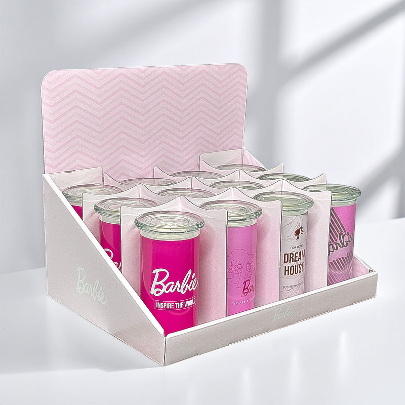 BARBIE  SCENTED CANDLES 400g DISPLAY 12pcs