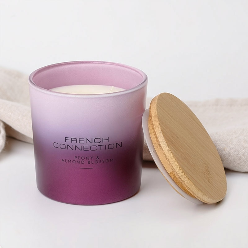 FRENCH CONNECTION OMBRE CANDLE PEONY&ALMOND BLOSSOM 331G MEDIUM