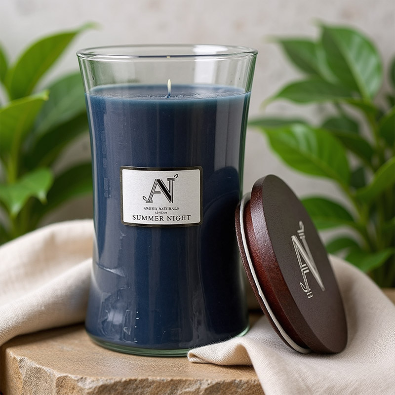 AROMA NATURALS CONTEMPORARY CANDLE SUMMER NIGHT 607G MEDIUM