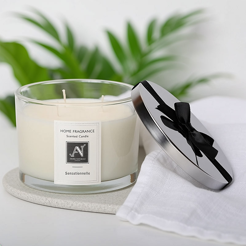 AROMA NATURALS MINIMALIST LUXE CANDLE SENSATIONELLE 292G LARGE 3-WICKS
