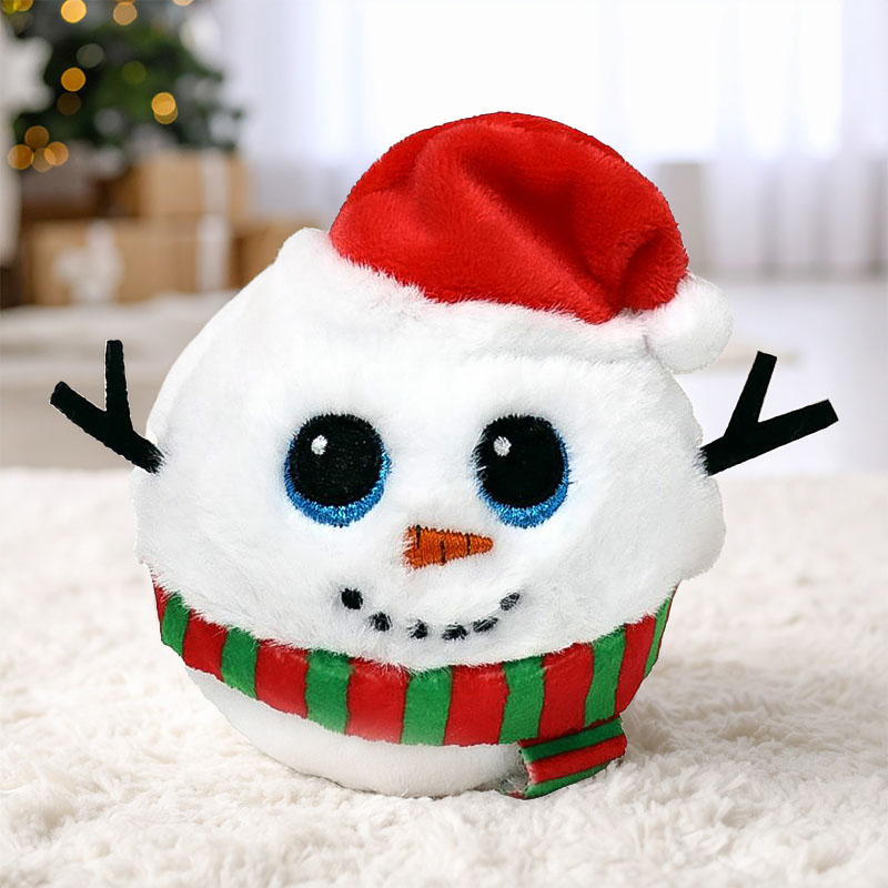 TY BEANIE BOUNCERS JACK THE SNOWMAN 9CM