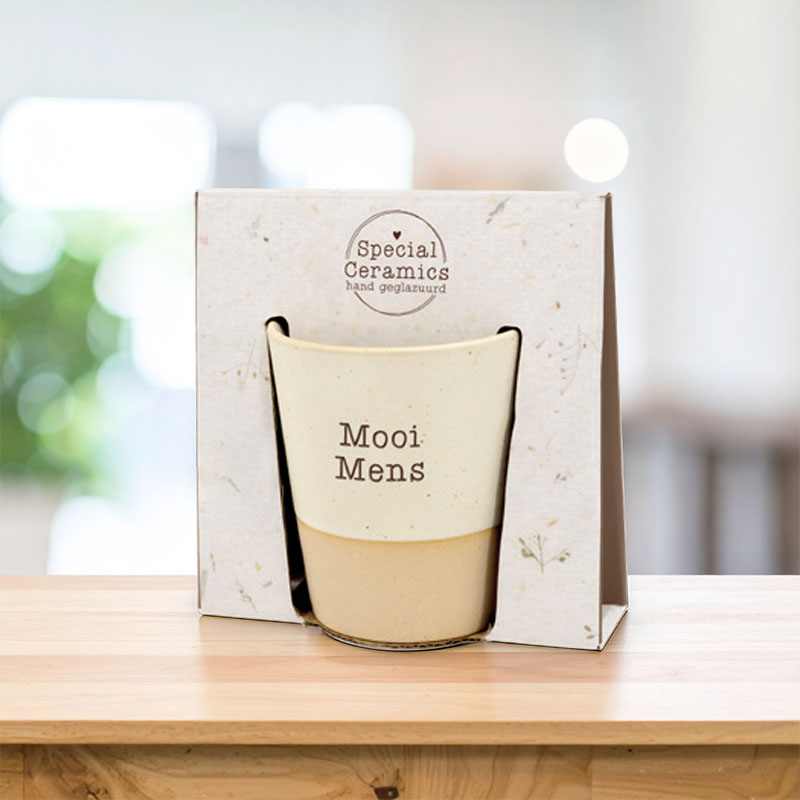 SPECIAL CERAMICS MUG "MOOI MENS" (35772)