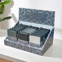 METAL CARD HOLDER METALLIC ASSORTIMENT DISPLAY /24