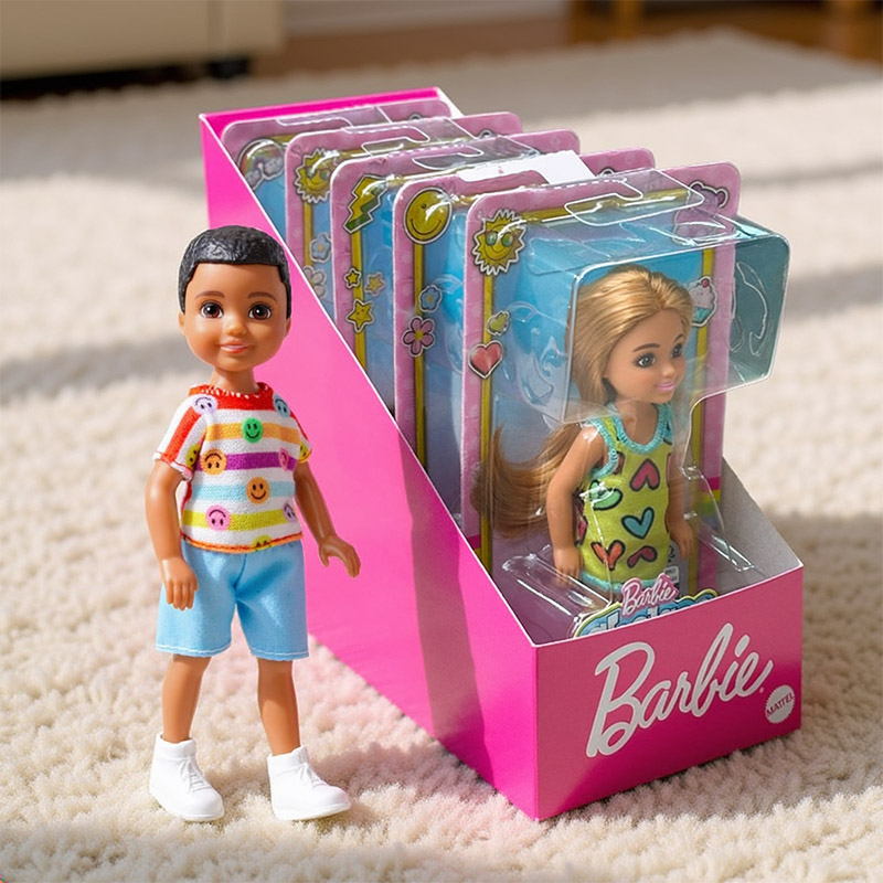 BARBIE CHELSEA CLUB MINI DOLLS DISPLAY 5pcs