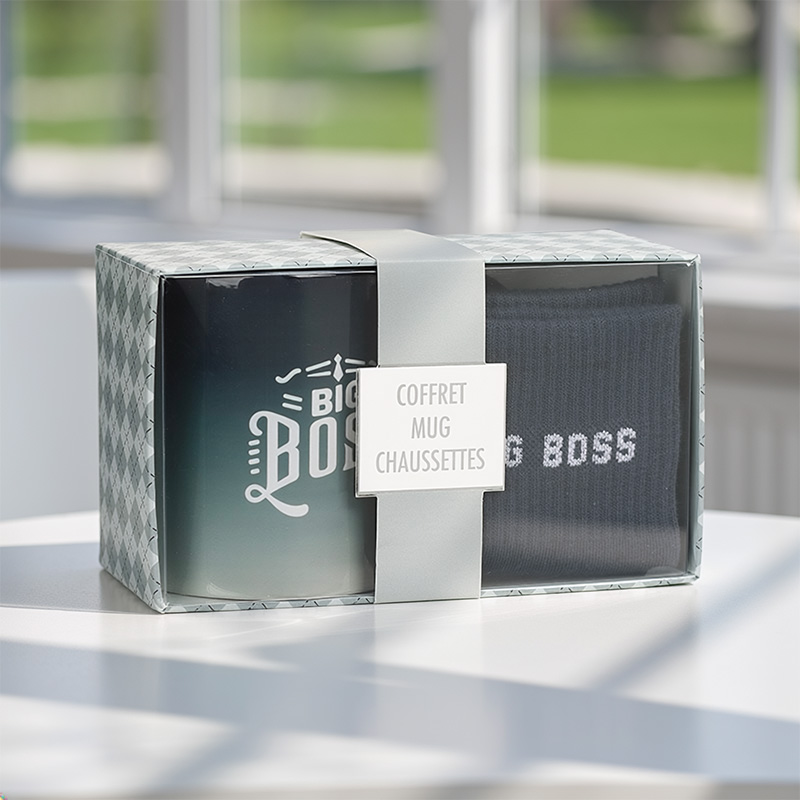 GIFT SET BIG BOSS MUG + SOCKS