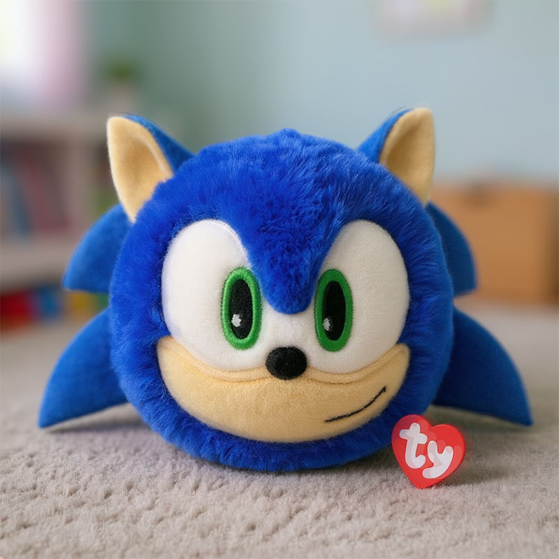 TY BEANIE BOUNCERS SONIC THE HEDGEHOG 9CM