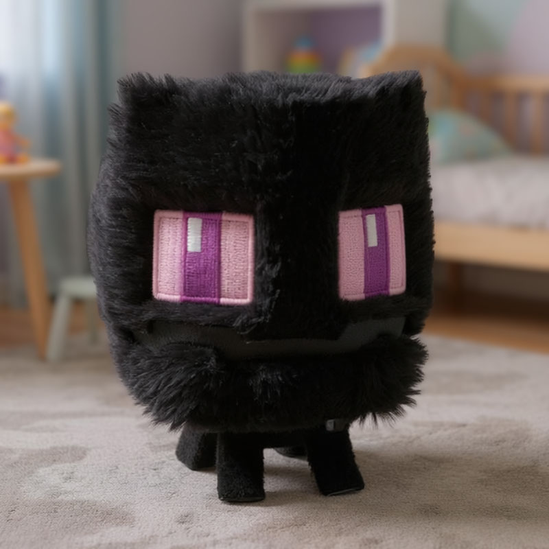 TY BEANIE BOUNCERS MINECRAFT ENDERMAN DRAGON 9CM