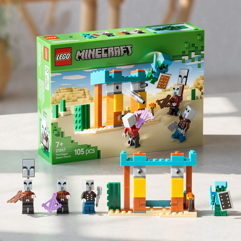 LEGO 21267 MINECRAFT THE ILLAGER DESSERT PATROL