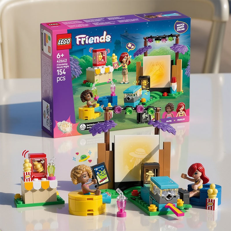 LEGO 42642 FRIENDS FRIENDSHIP MOVIE NIGHT