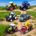 MAJORETTE FARM PREMIUM VEHICLES 6-ass