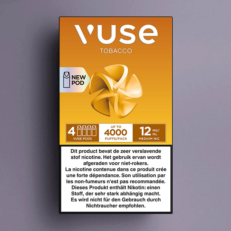 VUSE CLASSIC TOBACCO 4-POD 12MG /5