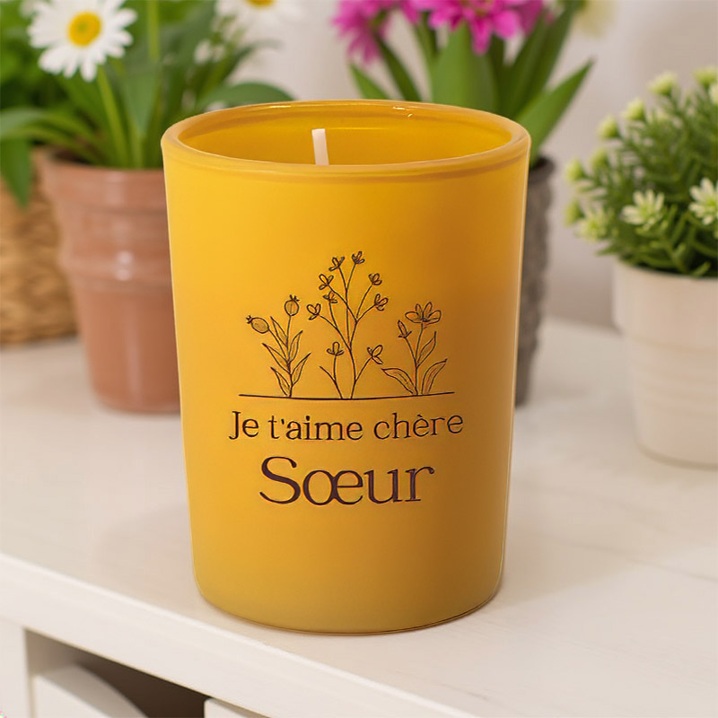 BOUGIES DE VOEUX "SOEUR" (09412)