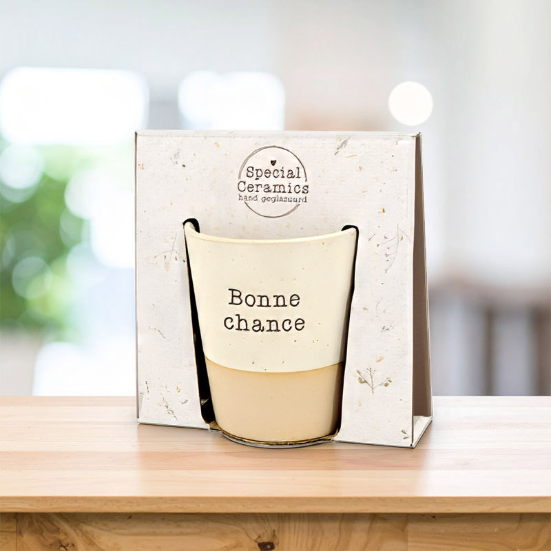 TASSE CERAMIQUE SPECIALE FR "CHANCE" (09319)