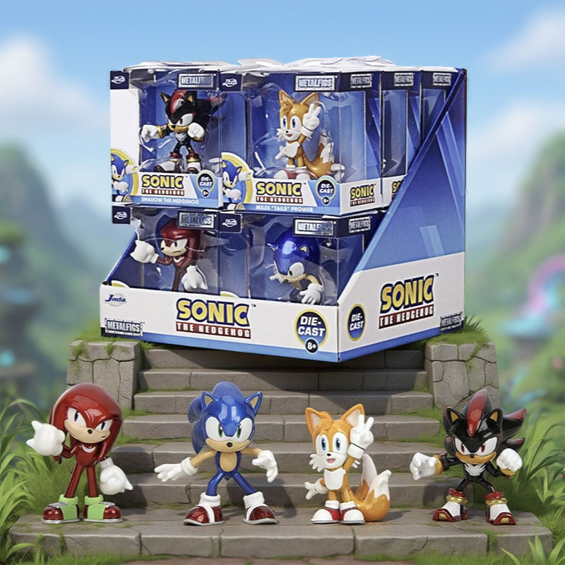 SONIC THE HEDGEHOG METALFIGS ASSORTIMENT 6,5CM WAVE-1 /12