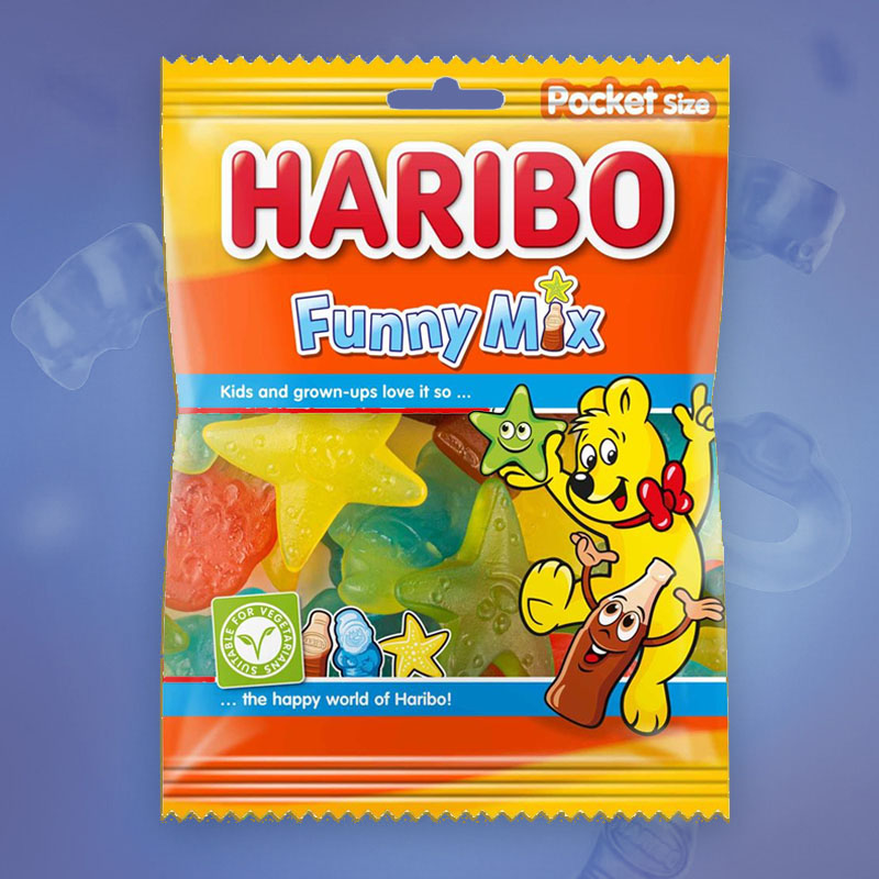HARIBO FUNNY MIX 28x75g