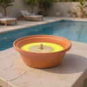 TWILI OUTDOOR PARTY TERRACOTTASCHAAL 19cm CITRONELLA