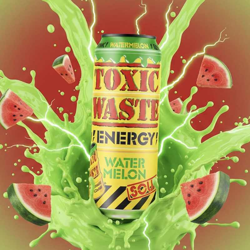 TOXIC WASTE WATERMELON ENERGY 12 x 50cl