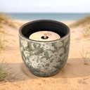 TWILI SUNSET COLL. OUTDOOR CANDLE V-GREEN 14cm
