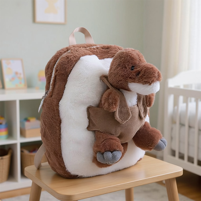 BACKPACK DINO RED 28cm