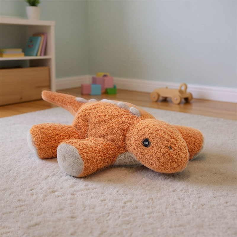 DINO BROWN COTTON 23cm