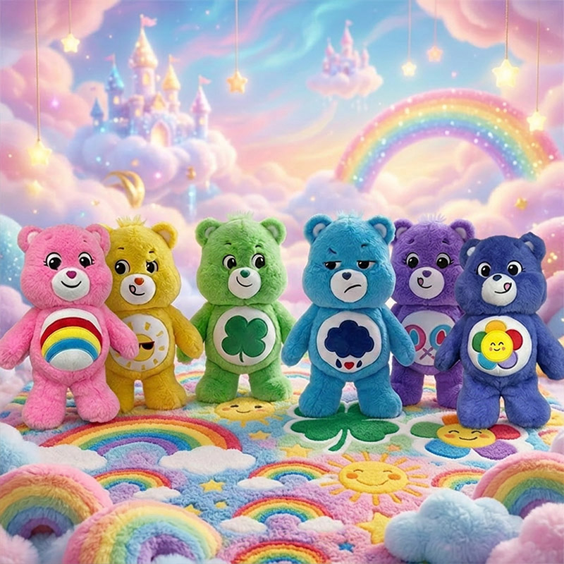 CARE BEARS 6-ass 35cm