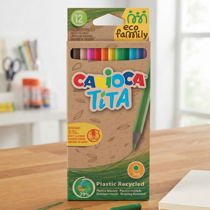 CARIOCA TITA COLORED PENCILS 12pcs
