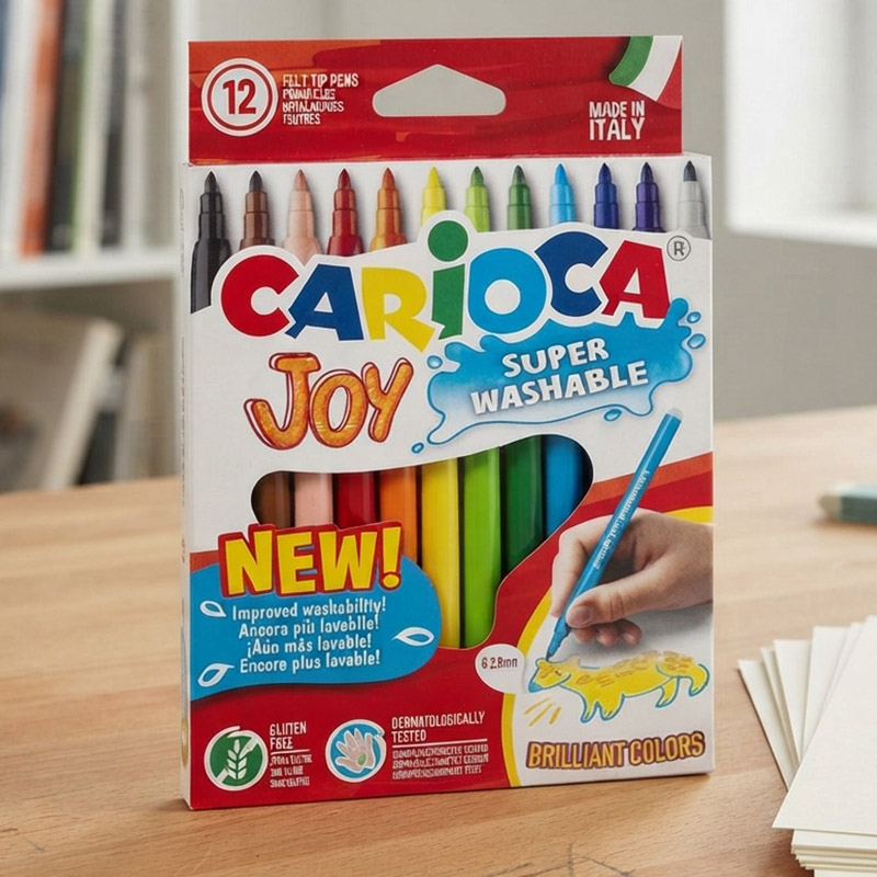 CARIOCA JOY FELT-TIP PENS 12pcs