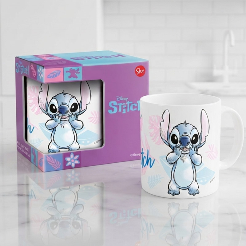 MUG STITCH BLUE FOREST