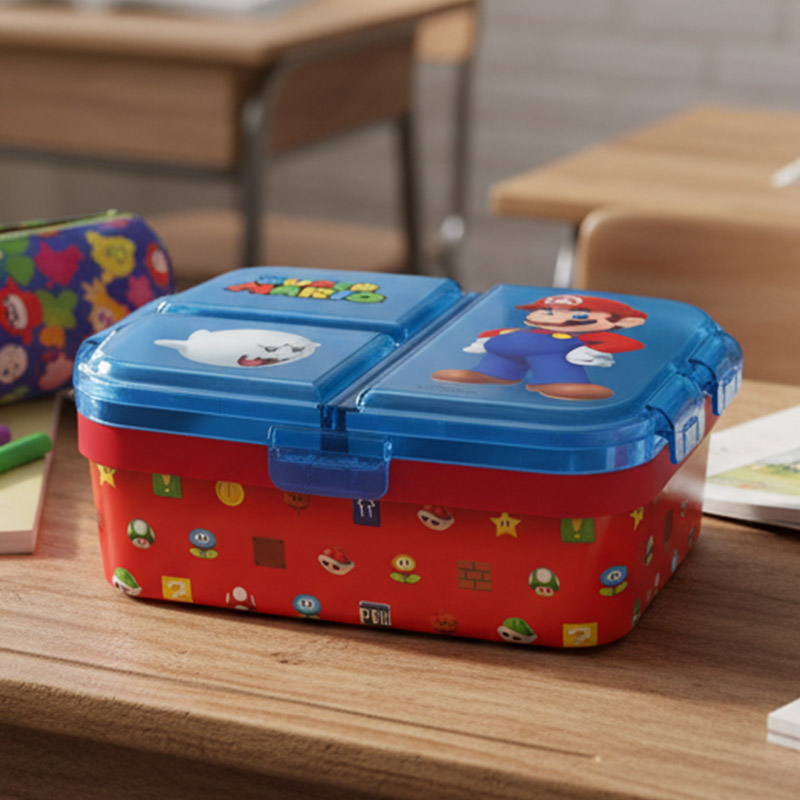 LUNCHBOX MULTI COMPARTMENT SUPER MARIO