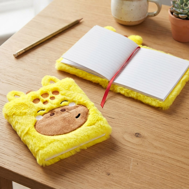 NOTEBOOK ADORAMALS FLUFFY RAFFI THE GIRAFFE