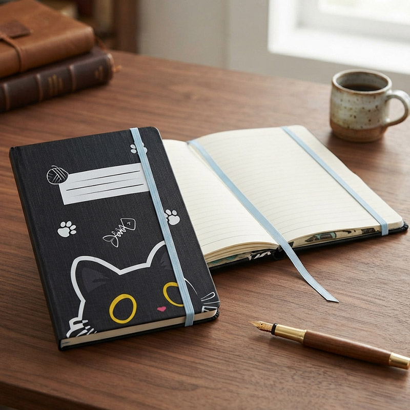 NOTEBOOK LUCKY THE BLACK CAT