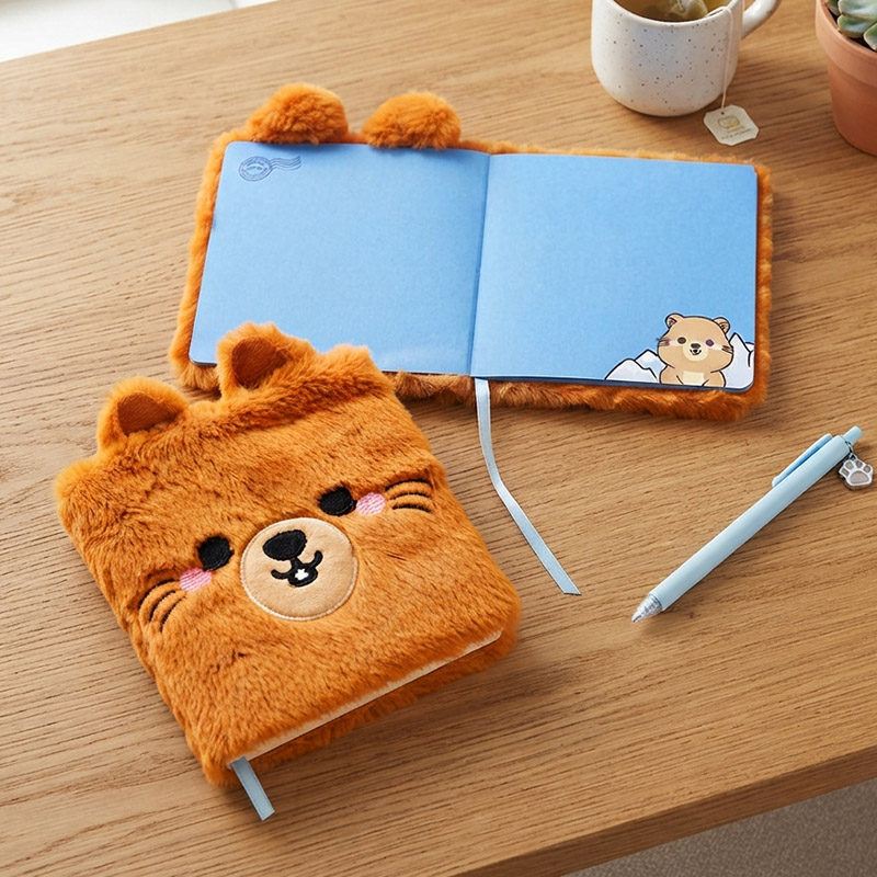 NOTEBOOK ADORAMALS FLUFFY MIMMY THE MARMOT