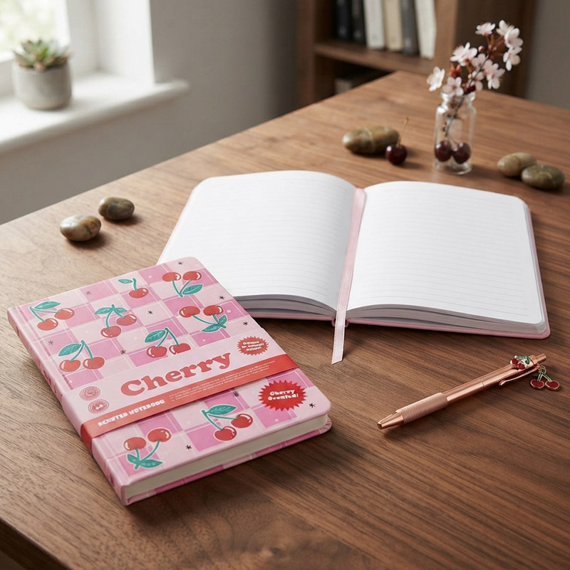 NOTEBOOK CHERRY (PERFUMED)