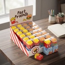 PENCIL SHARPENER FAST FOOD BURGERS & FRIES DISPLAY /24