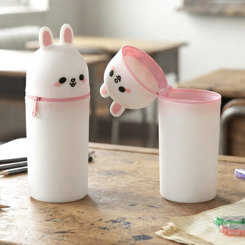 PENCIL CASE SILICONE ADORAMALS FRANCES THE BUNNY