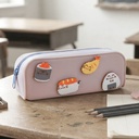PENCIL CASE SILICONE PUSHEEN THE CAT 'SUSHI CLUB'