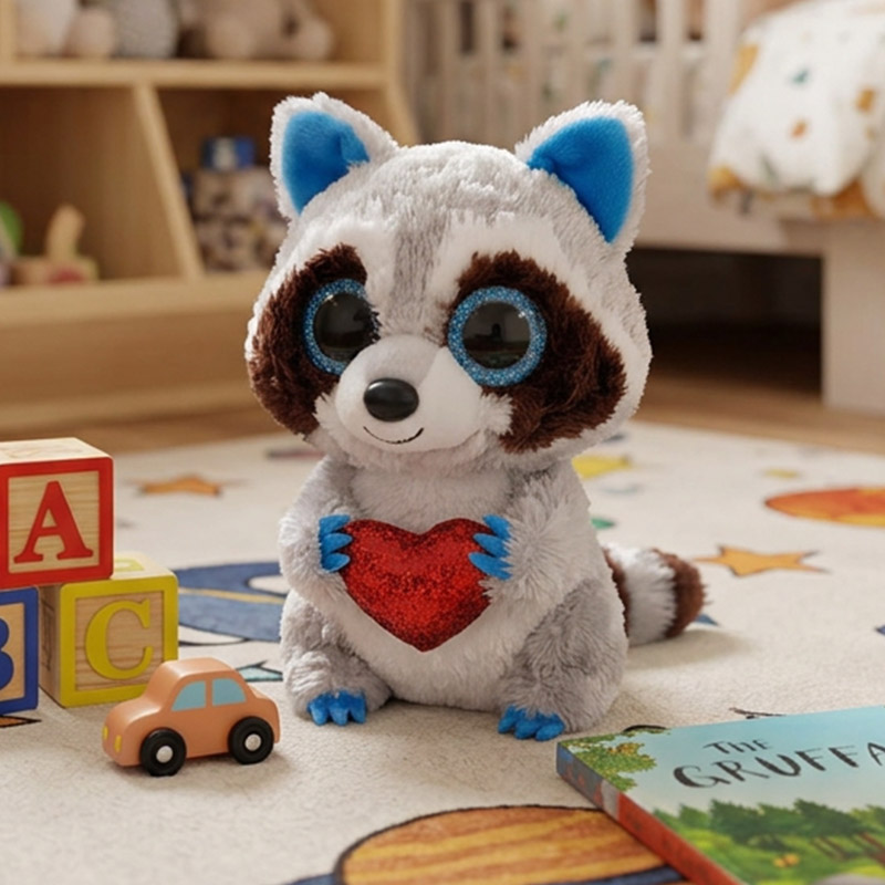 TY BEANIE BOO'S THIEF THE RACCOON SMALL 15cm
